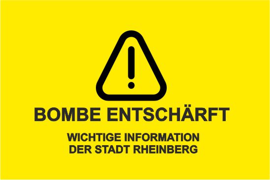 Bombe Entschärft Aufgebungsmitteilung